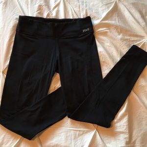 PINK full length black leggings